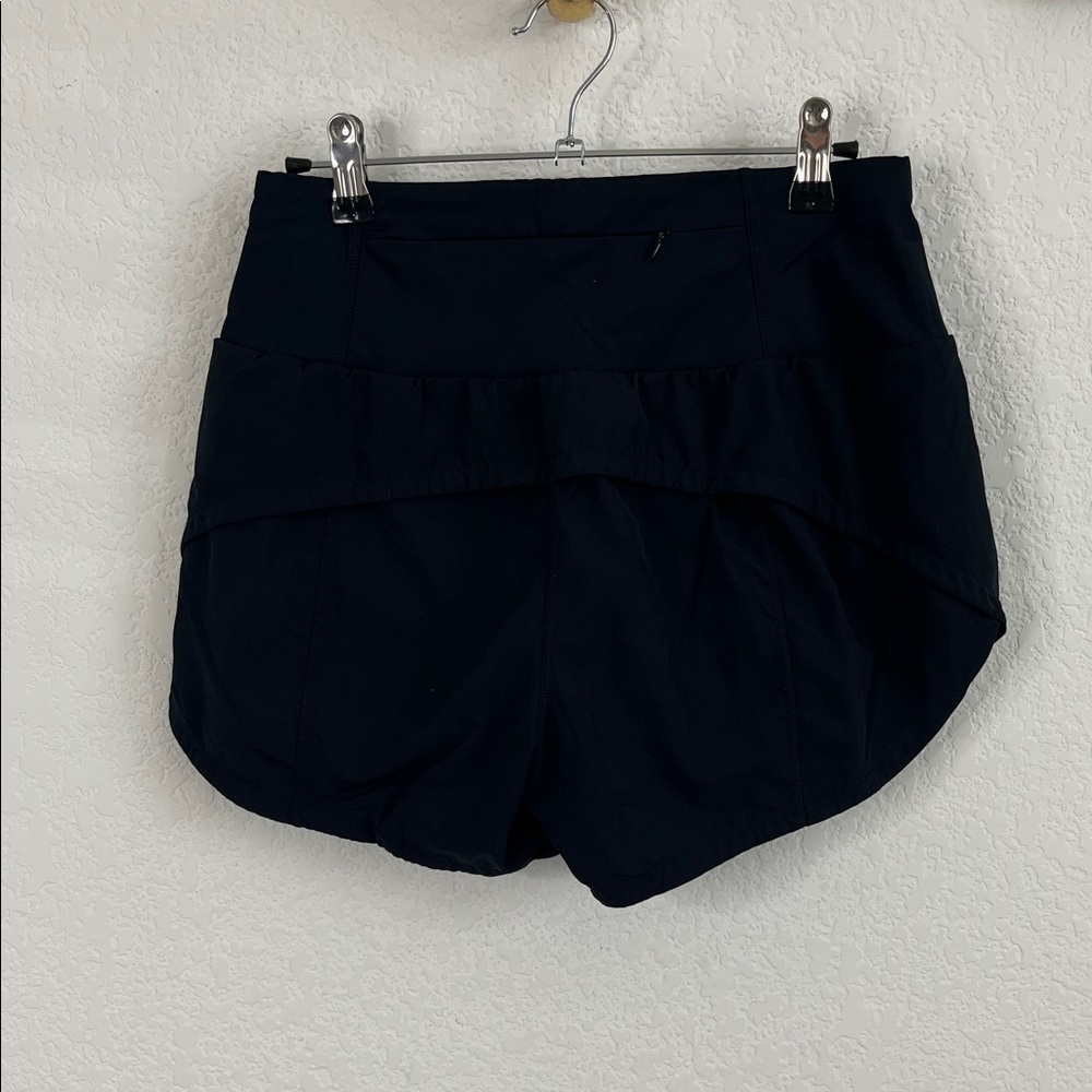 THE GYM PEOPLE High Waisted Running Shorts Quick Dry Mesh Liner Zipper Pockets - Picture 4 of 9
